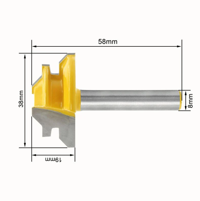 LIVTER 45 градусов 8 мм блокировщик фрезерный бит МДФ фанера Резак