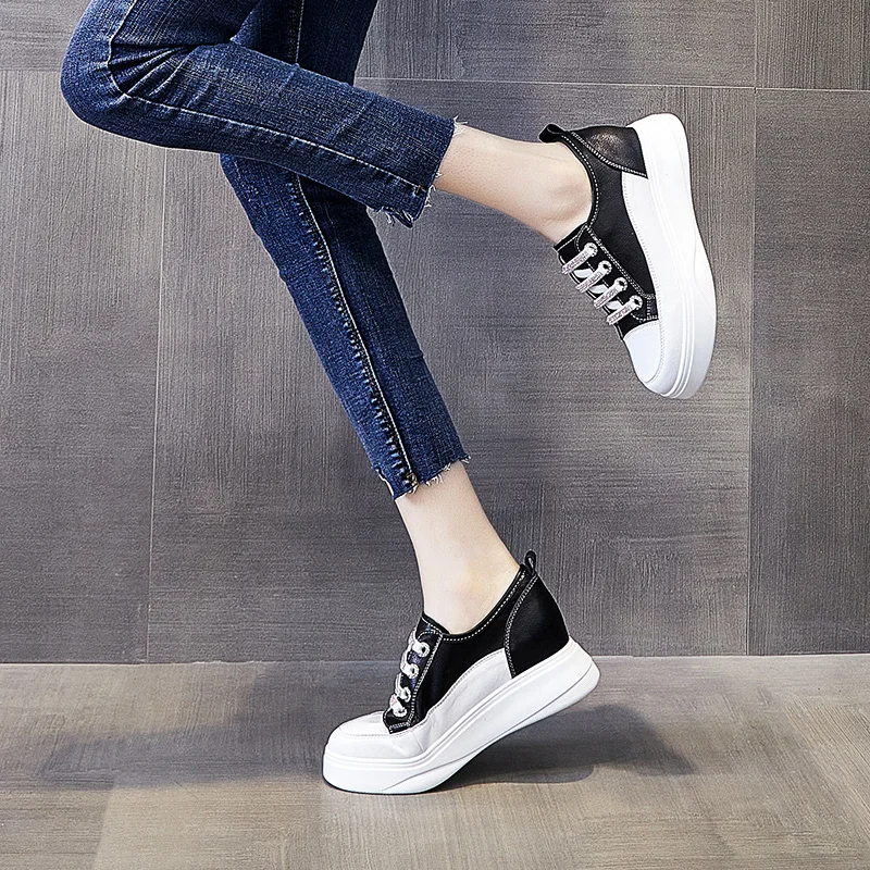 

Women Vulcanized Shoes High Quality Women Sneakers Slip On Flats Shoes Women Loafers Tenis Feminino Walking Flat shoes for women