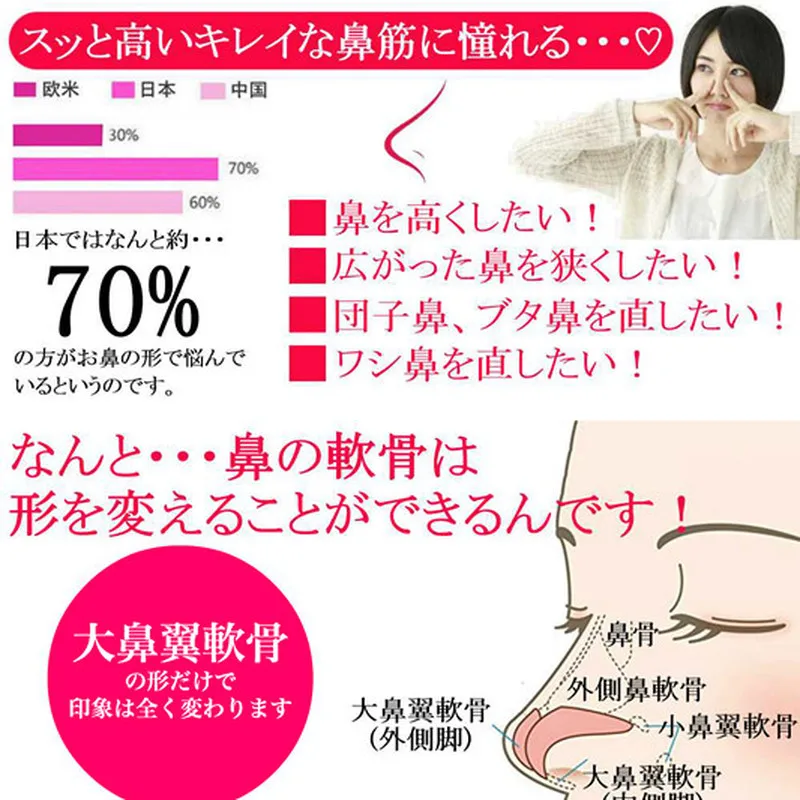 Нос формирователь поднятие носа формирующий клип мост корректор Красота для