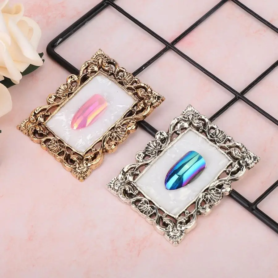 Новый профессиональный ретро держатель для дизайна ногтей уникальная палитры