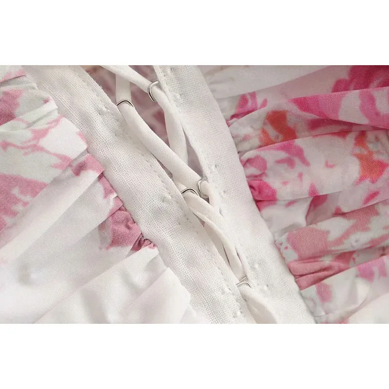 Блузка женская укороченная с оборками милая пикантная модная эластичная рубашка