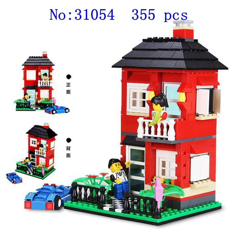 DIY Горячая продажа уличное создание архитектура города ИНН деревенский дом семья