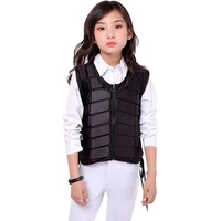 unisex kids equestrian protective vest eva padded safety horse riding equipment body protector guard shock absorption waistcoat
