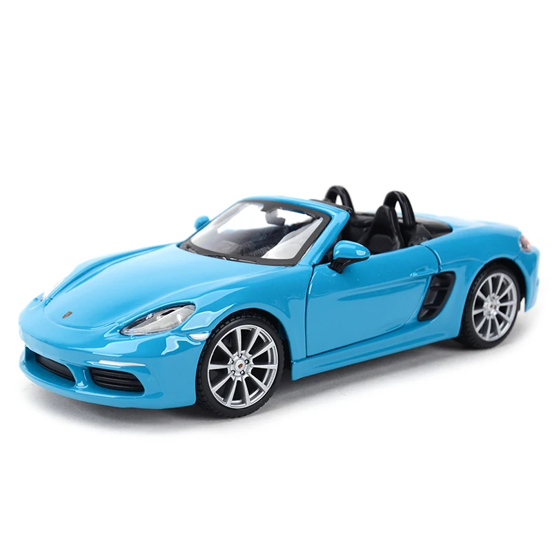 Bburago 1:24 Porsche 718 Boxster спортивный автомобиль статическая литая модель сплава Модель автомобиля