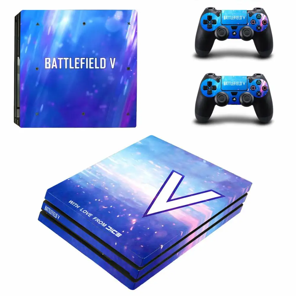 Поле боя PS4 Pro Стикеры s Play station 4 кожи наклейка для Игровые приставки консоли и