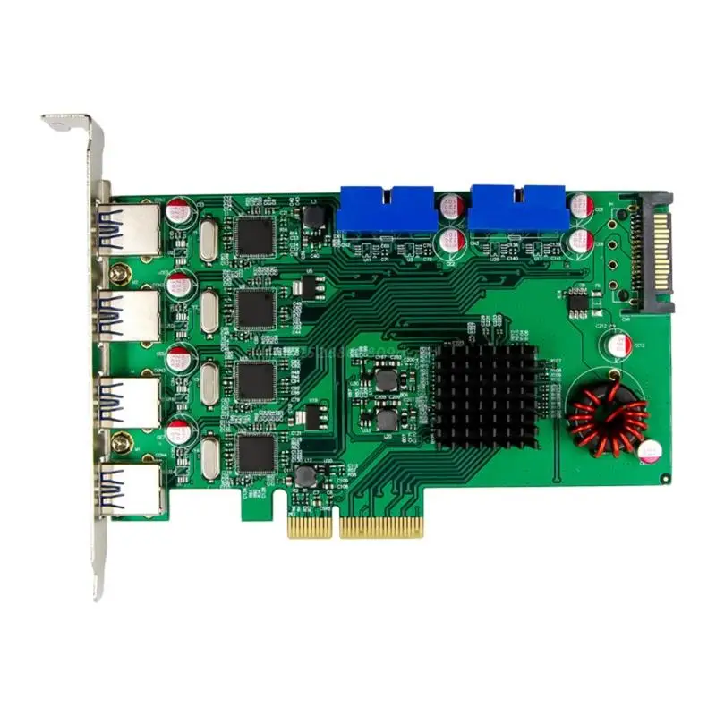 

R2LB High Performance PCI-E X4 USB3.0 Adapter Card Industrial Quality 8 Port P17C9X2G