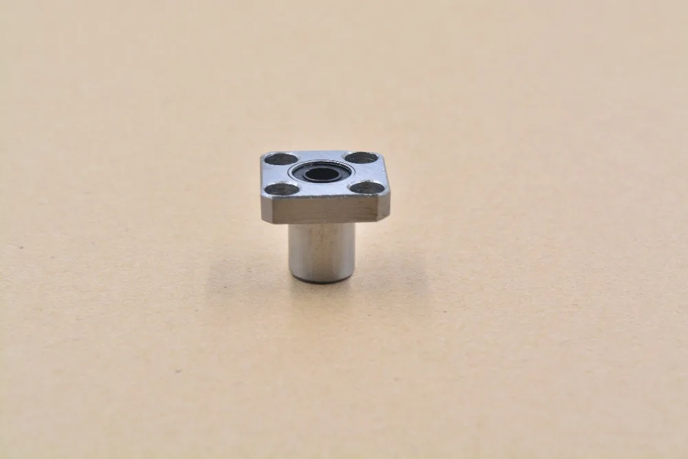LMK6UU 6 мм x 12 19 подшипник Квадратный фланец шариковая втулка для оси стержня cnc diy 1