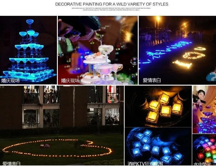 Оптовая продажа 240 шт./лот вечерние переключатели 7 видов цветов управления