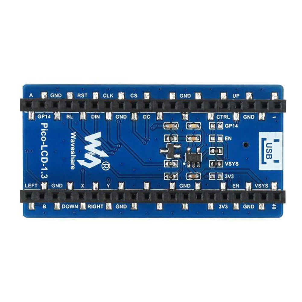 Модуль ЖК дисплея Waveshare 1 3 дюйма 65K цвета RGB 240 × пикселей интерфейс SPI встраиваемый