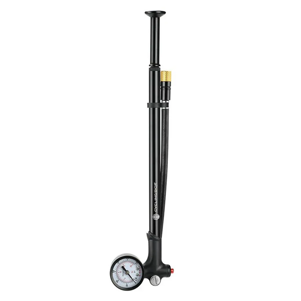 

Bicycle Pump Portable Foldable 120psi High-pressure Bike Air Shock Pump Valve Aluminium Tube MTB Bike Inflator Accessory