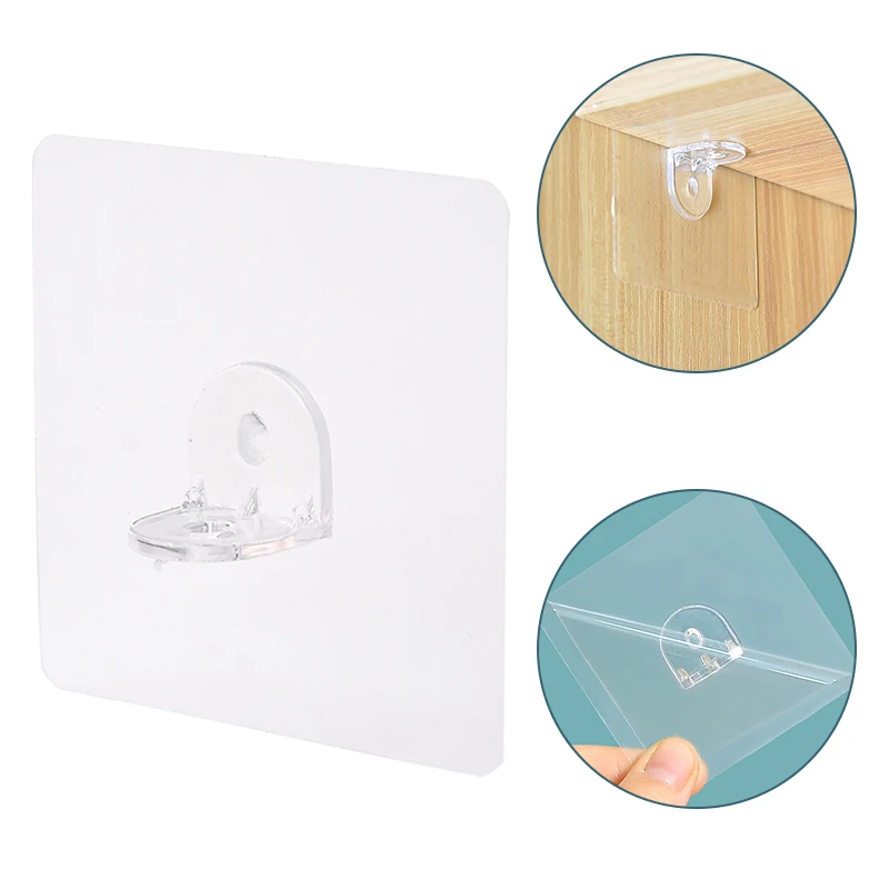 

Punch-free Layered Partition Bracket Triangle Bracket Support Shelf Right Angle Support Paste Screw Hook