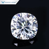 tianyu gems 3ct 9mm cushion moissanite diamonds def vvs white sparkle brilliant fire loose gemstone gra custom for rings jewelry