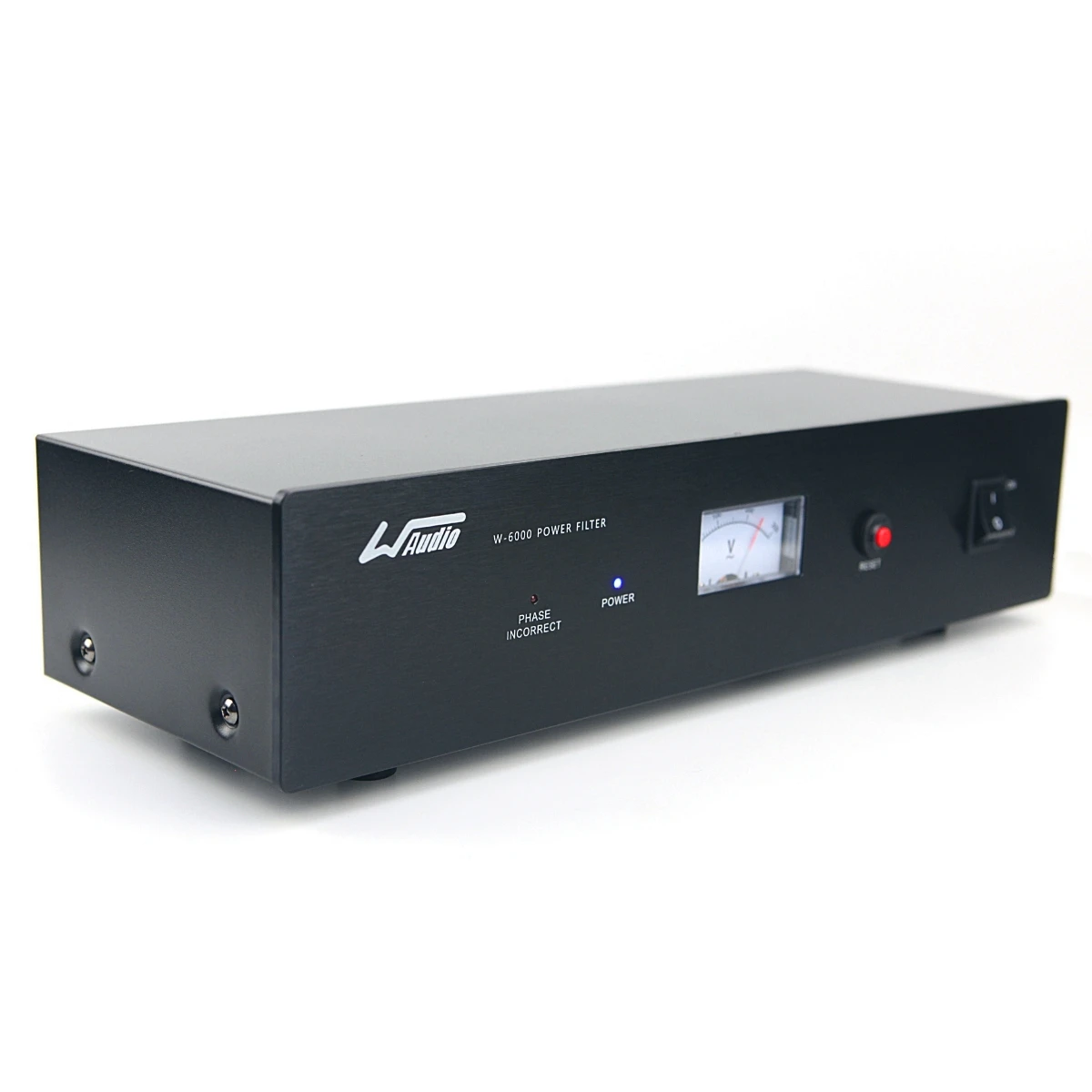 WAudio Power Filter AC Noise Purifier W-6000 Desktop Line Conditioner Surge Protector with EU Outlets