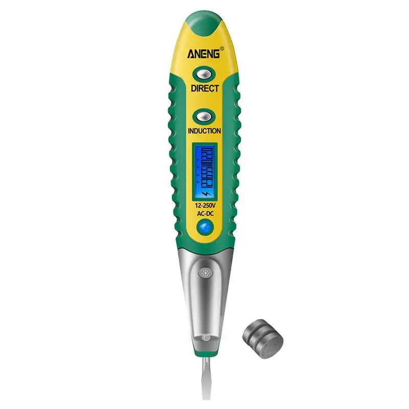 

ANENG AC DC 12-250V Digital Test Pencil Tester Electrical LCD Display Voltage Detector Test Pen for Electrician Tools