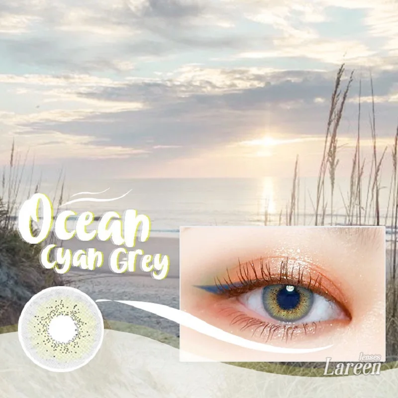 2 шт./пара Цвет ed контактные линзы для глаз OCEAN серии Контактные косметические lentes
