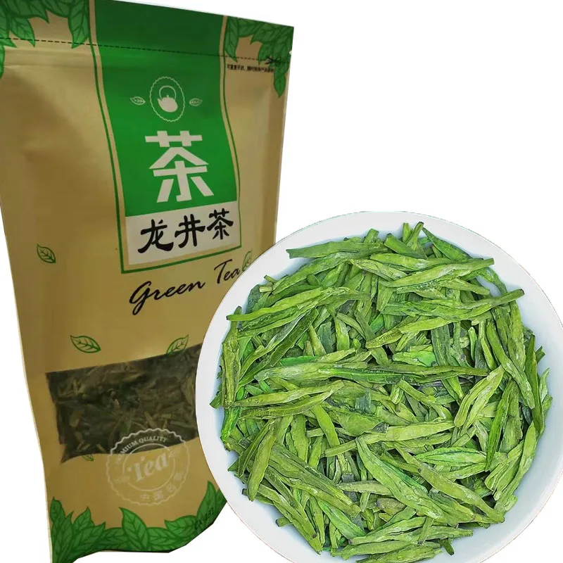 

DZ-034 Chinese tea High Mountain Tea longjing tea west lake longjing tea longjing green tea xihu long jing tea Chinese green tea