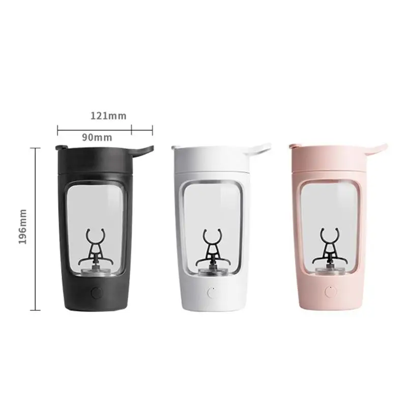 OUNONA Creative Automatic Mixing Cup USB Charging Stirring Blender Fruit Mixer Pink Black White |