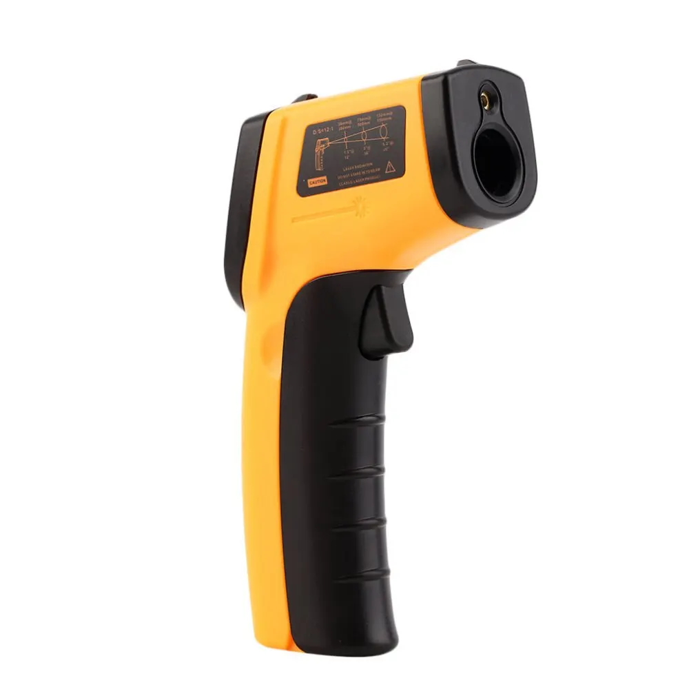GM320 Handheld Digital LCD Temperature Sensor Laser IR Infrared Thermometer Point -50~380 Degree For Industial House Use |
