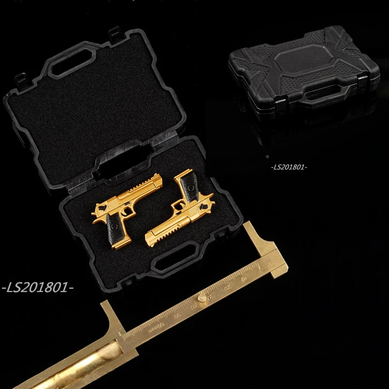 

In stock 1/6 scale weapon case of Single Gun Pistol Storage Box Gun and Revolver Safety Accessory