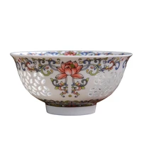 jingdezhen high temperature ceramics exquisite chinese antique bowl rice bowl porringer high end gift creative tableware bowl