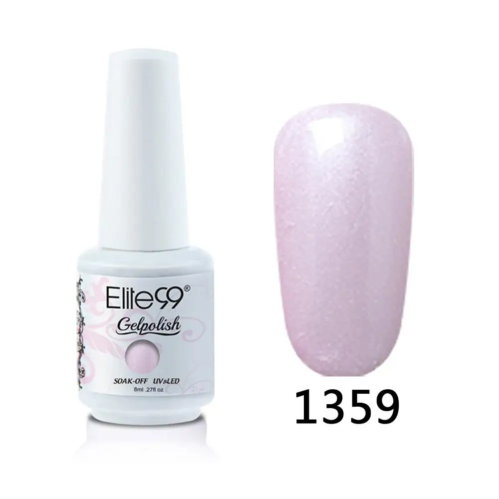 1359 Elite99 8 мл Гель-лак для ногтей Vernis Полупостоянный лак для ногтей УФ-гель лак для ногтей эмаль для маникюра Лак для ногтей - Цвет: 1359