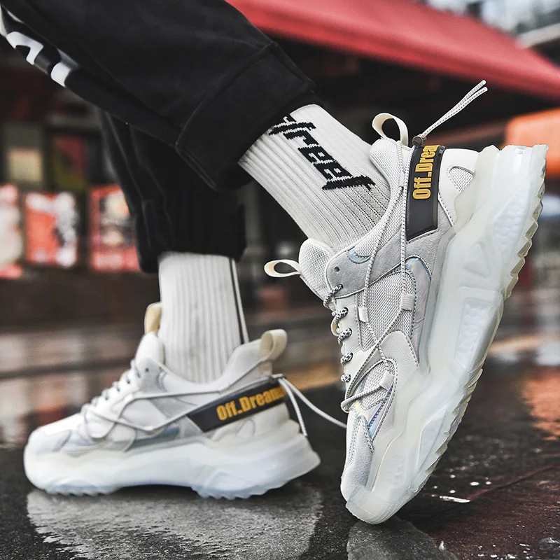 

2020 new thick sole shoes fashion fashion shoes leisure sports shoes antiskid outdoor fitness shoes