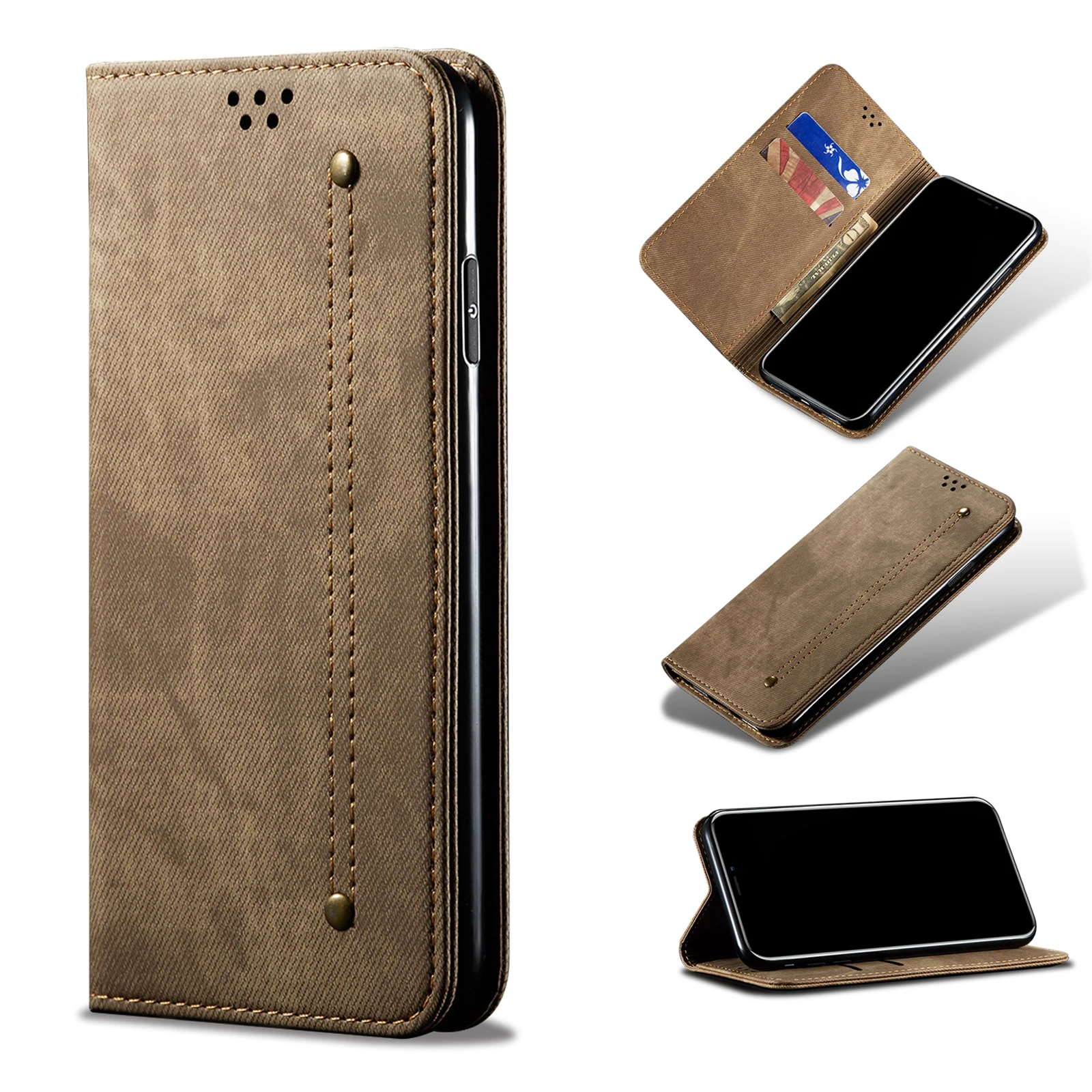 

For Xiaomi Redmi K30 Pro Case Leather Wallet Flip Case For Xiaomi POCO X3 NFC Mi 11 10 10T 10i Pro 5G Flip Protective Cover