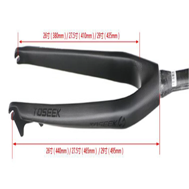 TOSEEK велосипедный дисковый тормоз 26 ER/27. 5ER/29 ER дюймовая вилка Mtb Bicicleta аксессуары из