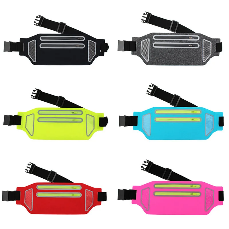 Водонепроницаемая поясная сумка для бега 6 5 дюйма легкий ремень с отделением