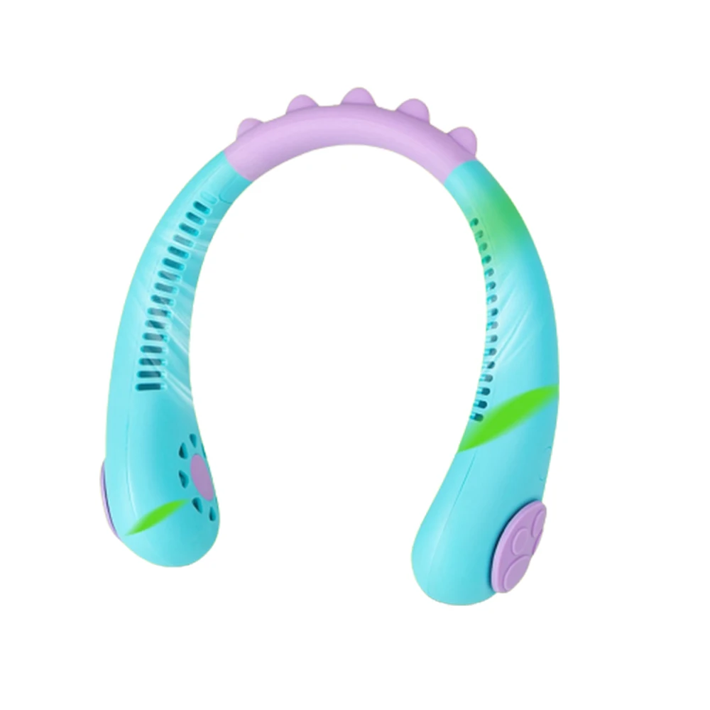 Goedkoop Hals Fan Kids Bladeless Fan Oplaadbare Draagbare Sport Lui Fan Air Cooler Cooling Mini Wearable Nekband Fans Kinderen
