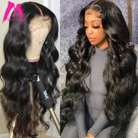 360 lace frontal wig pre plucked with baby hair brazilian body wave 13x4 lace front human hair wigs for black women remy 130