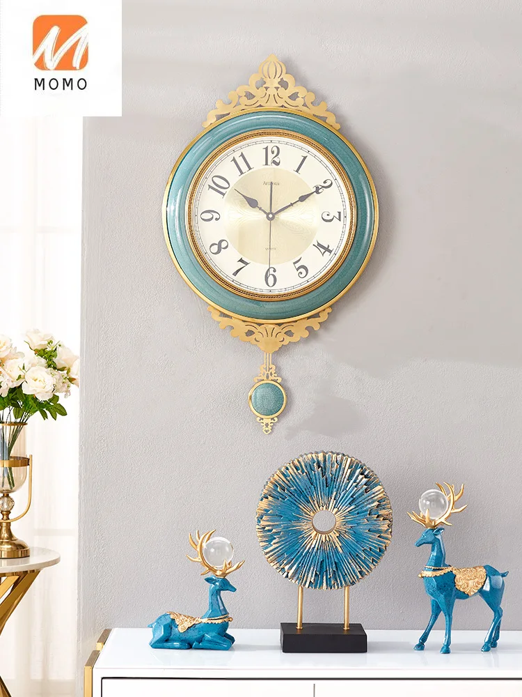 

Hot Sale 13 Inch and 18 Inch Pastoral Style Elegant Time for Wall Clocks