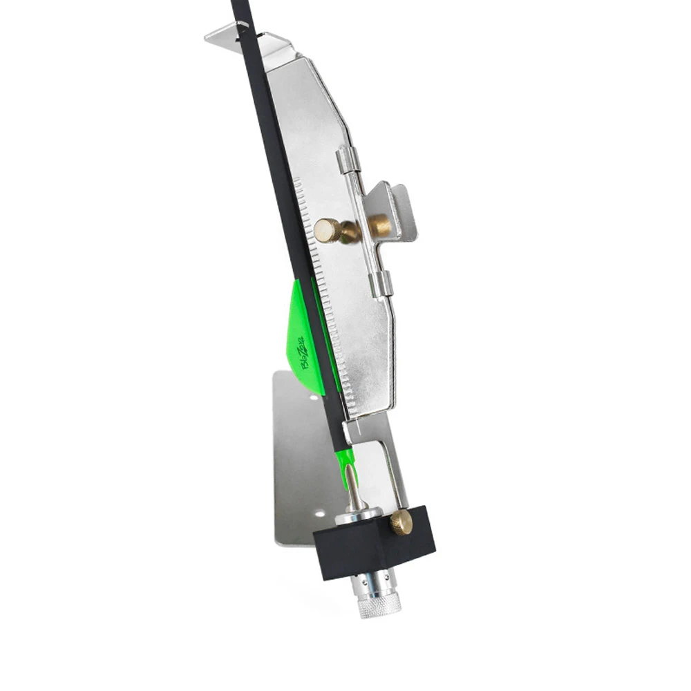 Archery Fletching Jig Magnetic Clamp Arrow Feather Fletcher Adjustable Straight Repairing Tool | Спорт и развлечения