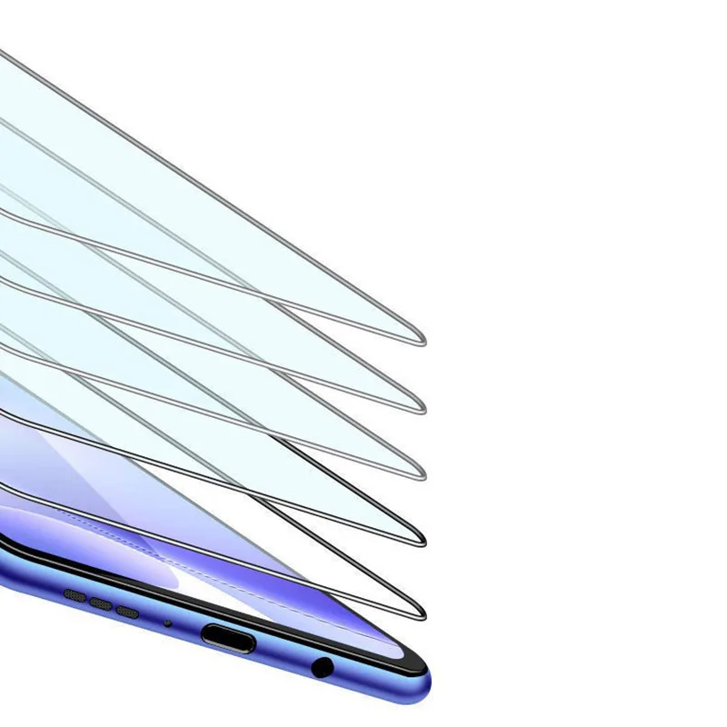 

999D Full Tempered Glass Screen Protector For Xiaomi Redmi Note 9 8 6 8T 7 9S 10 Pro Max Front Glass For Redmi 9A 8A K20 10X Pro