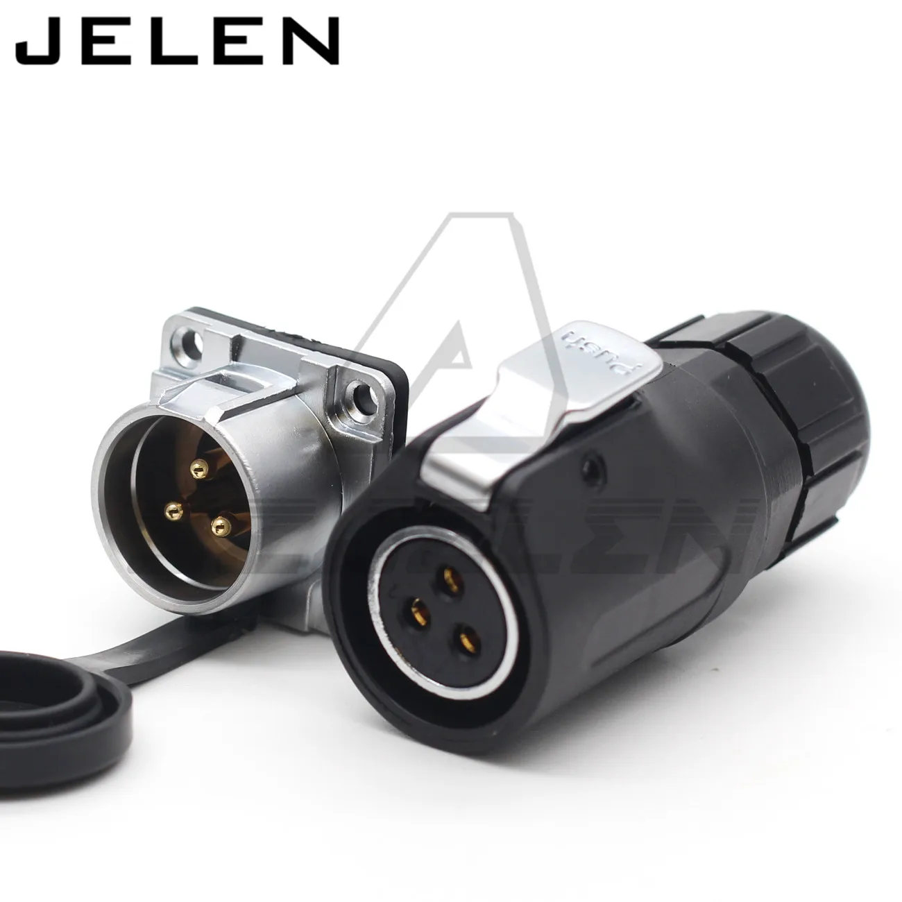 XHE20, водонепроницаемый разъем, 3-контактный разъем кабеля питания, штекер, гнездо, штекер, Светодиодная панель, монтажный разъем питания IP67