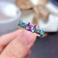the newest natural black opal alexandrite ring is a 100 925 sterling silver luxury wedding engagement ring for women