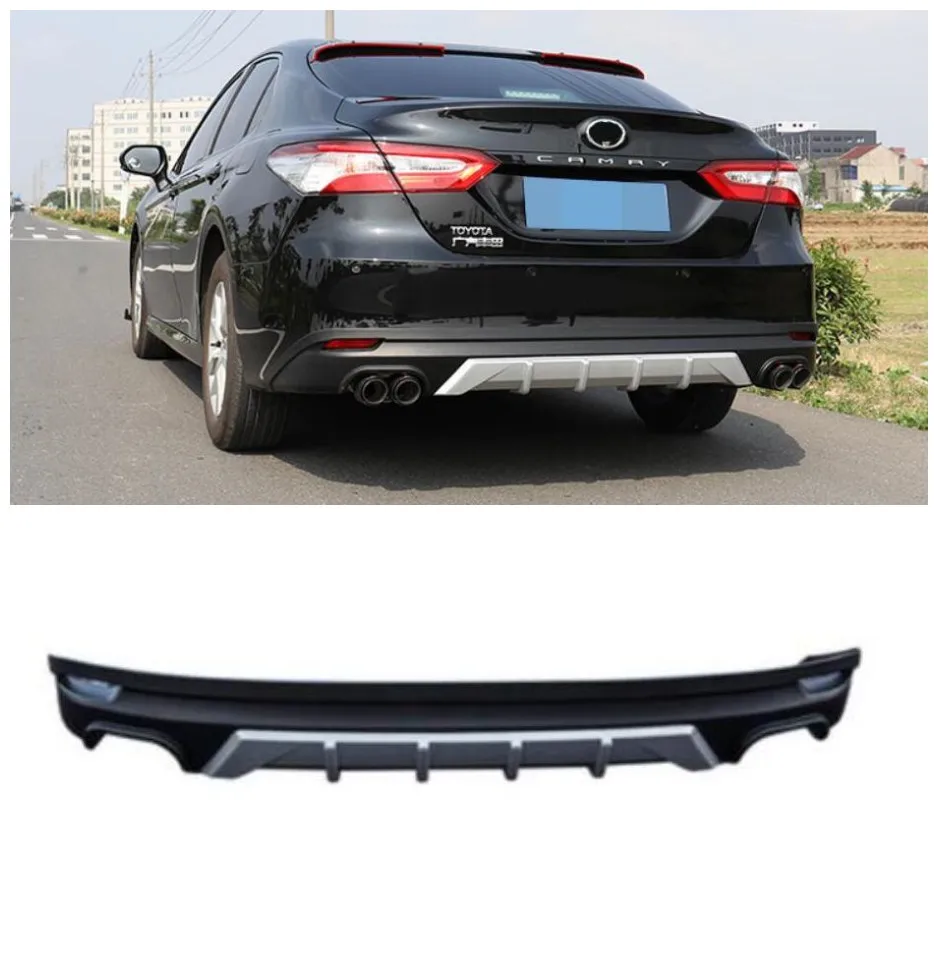 ABS Автомобильный задний багажник губы бампер Защита выхлопного отверстия