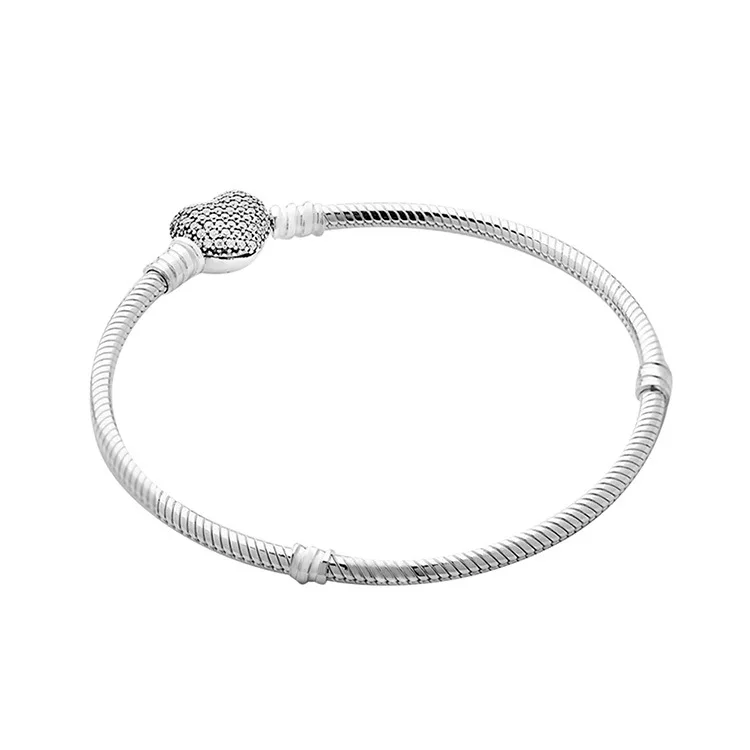 

YPD35 925 Silver Zircon Bracelet Girl Birthday Party DIY Bracelet Gift