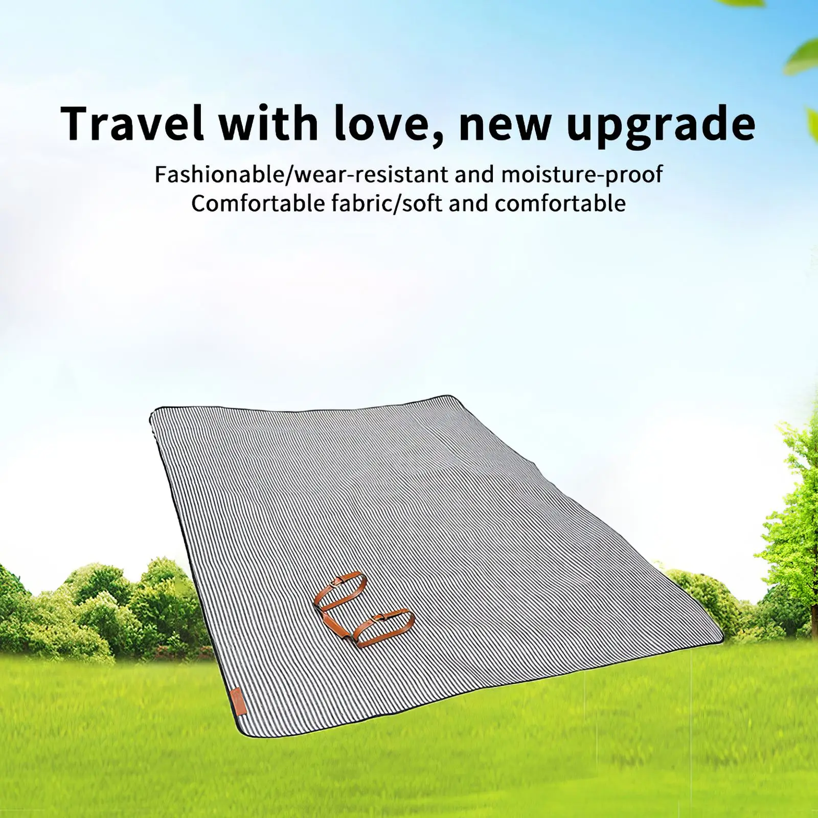 

200X200cm Waterproof Beach Blanket Folding Camping Mat Mattress Portable Lightweight Mat Outdoor Picnic Mat Sand Beach Mat