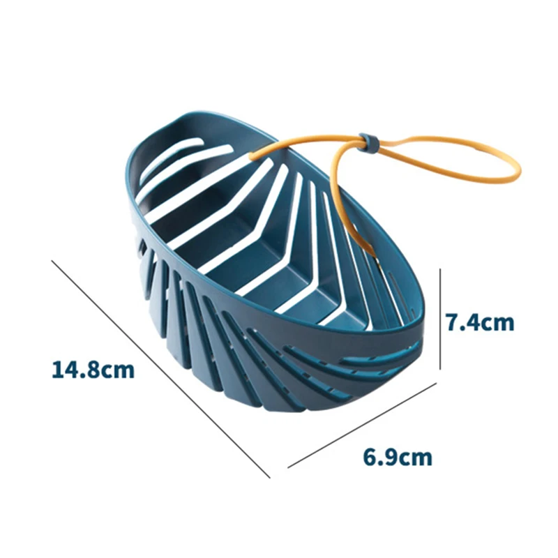 

Kitchen Sink Shell Hanging Filters Basket Durable Fast Drain Sink Mesh With Movable Lanyard Kitchen Accessory Home Improvement