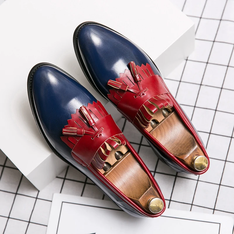 

ALSYIQI Herren Schuhe Hohe Qualitt Pu Leder Neue Mode Stilvolle Design Spitze-UP Schuh Casual Formalen Grund Schuhe Zapatos De