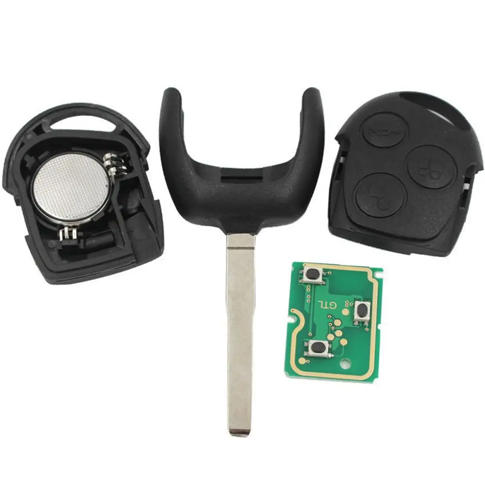 3Buttons Remote Car Key 433 MHZ HU101 For Ford Focus 2005 2006 2007 2008 2009 2010 2011 for Fiesta 2012 | Автомобили и мотоциклы