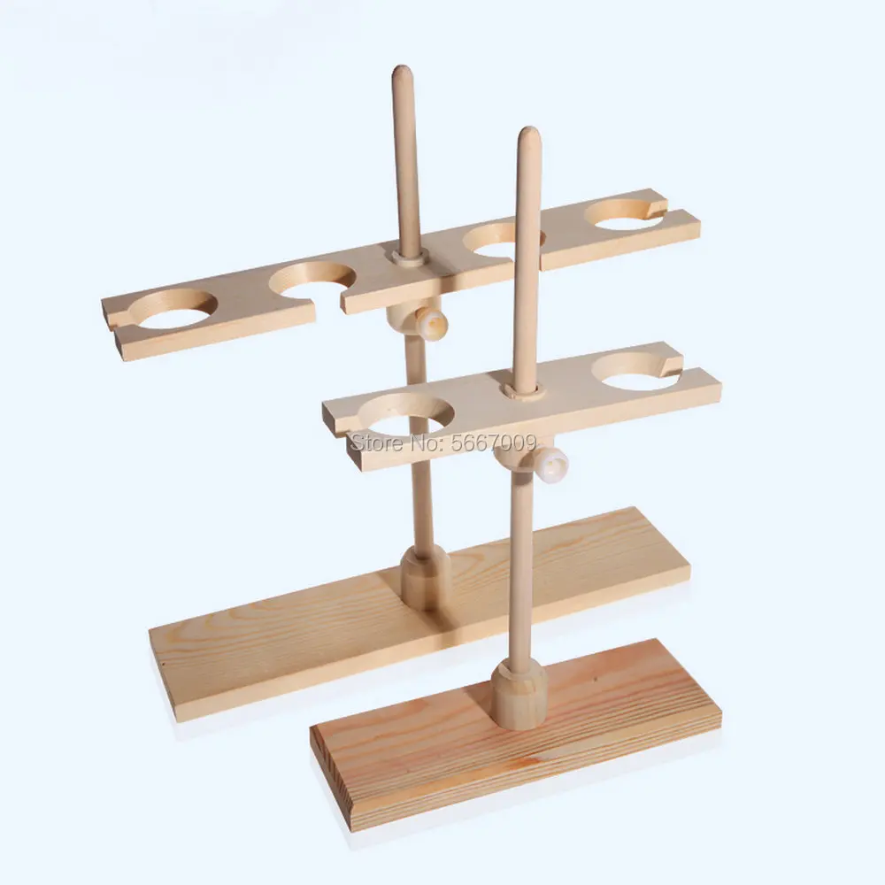 1 шт. деревянная подставка для воронки с 2 отверстиями или 4 размер пор 50