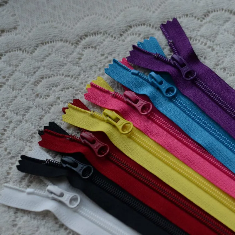 

20 Pcs/lot 5# 15 to 50cm YKK Nylon Coil Zipper Close End Fasteners for Pocket Skirt Pants Sewing Accessories Wholesale