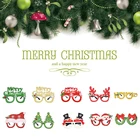 Украшения для очков, для рождественской вечеринки, для домашнего декора, новый год, очки Санта-Клауса, оголовье, фоторамка, реквизит, рождественские подарки для детей