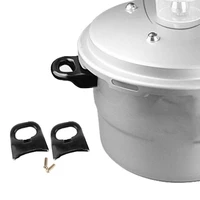 2 x pot handle bakelite metal short side holder handles replacement for pressure pan cooker steamer kitchen cookware accessories