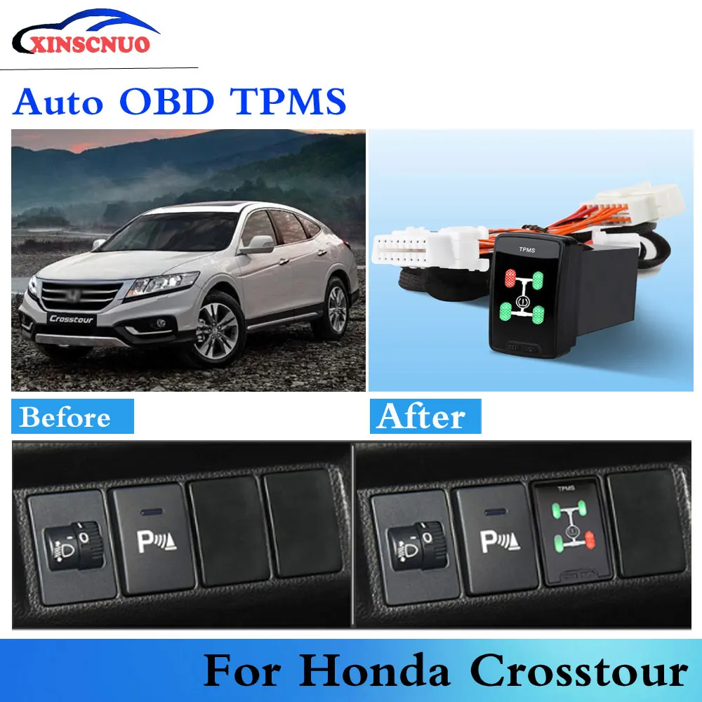 Автомобильная система мониторинга давления в шинах OBD TPMS для Honda Crosstour 2011 2016