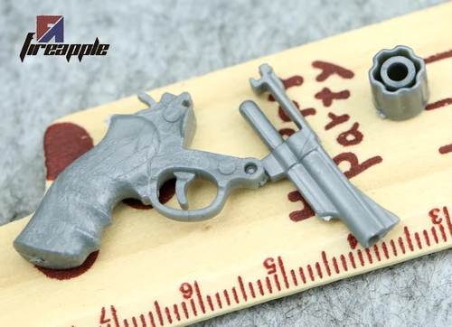1:6 M29 Revolver Gun Model For 12&quot Action Figure Plastic Black Soldier Weapon Accessory | Игрушки и хобби