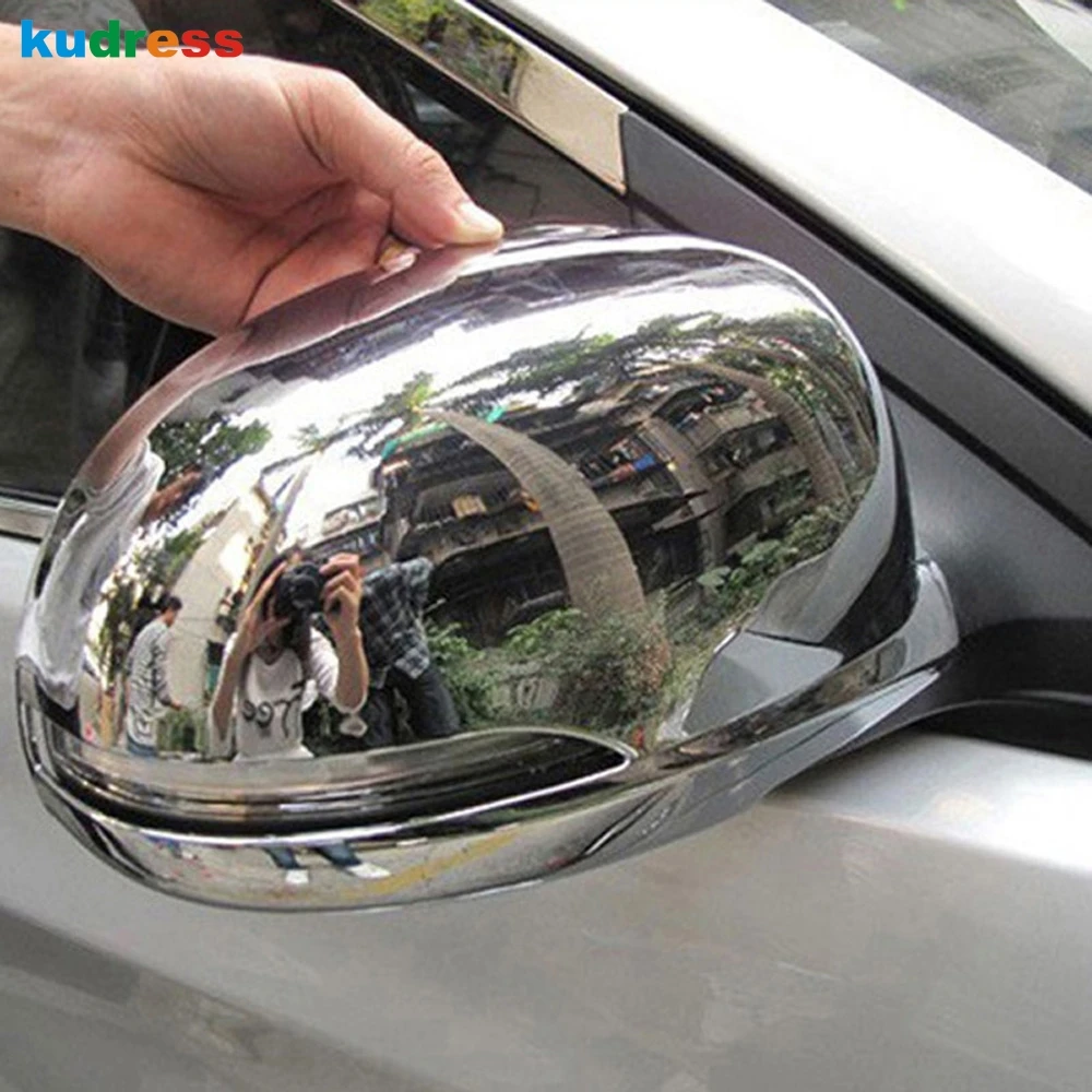 Внешнее боковое зеркало заднего вида для Hyundai Verna Solaris 2010 2011 АБС-пластик