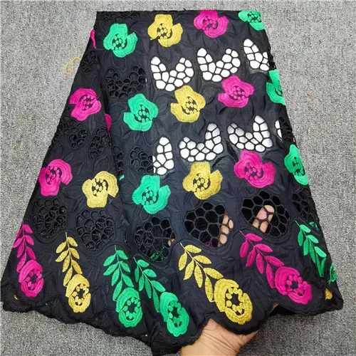 as picture Швейцарская вуаль кружева в швейцарской розовой кружевной ткани tissu africain broderie coton кружевная ткань из Дубая для свадебного платья 5 ярдов/лот - Цвет: as picture